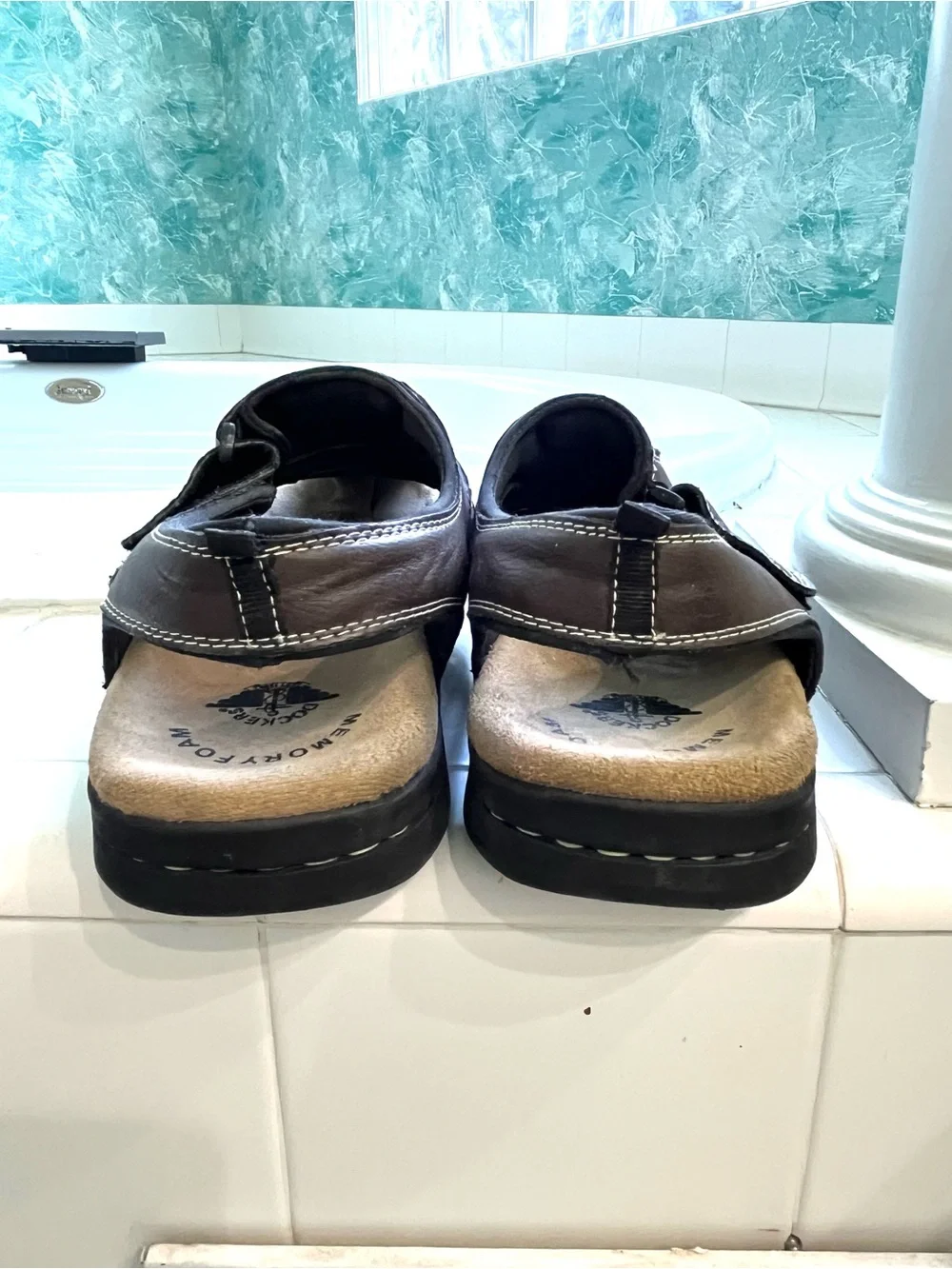 Men's Brown Casual Fisherman Sandals - Comfort Memory Foam - Picture 3 of 5